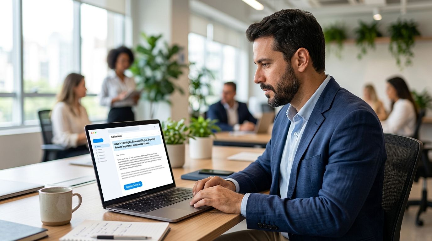 Cold email que gera resposta: estrutura, copy e follow-up para B2B